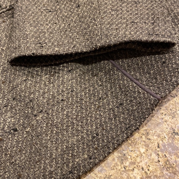 NWT Coldwater Creek Brown Lined Sequin Detail Misses Jacket L 14-16 - Picture 6 of 15